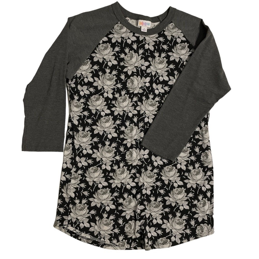 LULaRoe Women’s Randy Baseball Tee 3/4 sleeve shirt Sz S